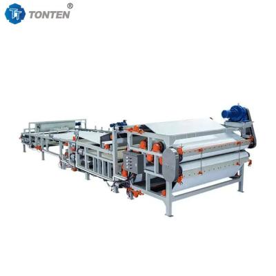 Cina Separazione dei liquidi solidi da una cintura filtrante integrata per la concentrazione di fanghi in vendita