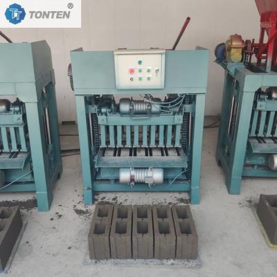 China Small Mobile Cement Brick Machine Unburned Concrete Brick Machine for sale