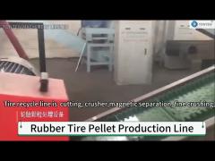 Tyre rubber recycling recycling line