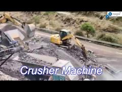 stone mobile crusher plant concrete mobile crushing sand making machine