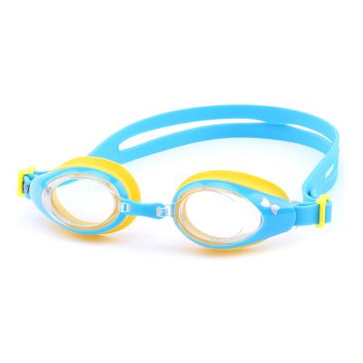 China New Anti - UV Silicone Anti Fog Goggles Funny Swimming Goggles Swimming Goggles For Kids Children for sale