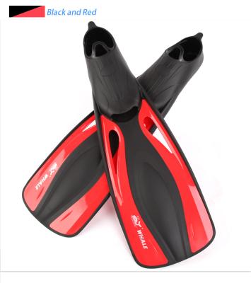 China WHALE XS-XL Quality TPR+PP Fins Fin Waterproof Professional Swimming Diving Shoes Long for sale