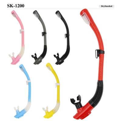 China Breathable Silicone Scuba Diving Snorkel Underwater Adult Tubes for sale