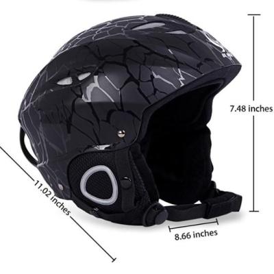 China Comfortable BE Custom Made Unisex Adjustable Head Safety Hat INTERESTING Ski Helmet For Goggles Sport for sale