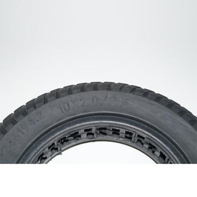 China Shock absorption design shock absorption design 10 inch solid rubber tubeless tire for sale