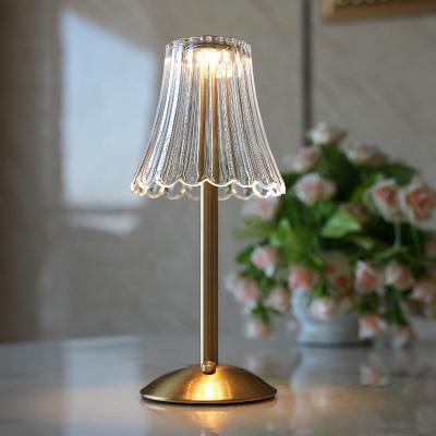 China Modern Creative Touch LED Touch Portable Rechargeable Cordless Luxury Modern Table Lamps for sale