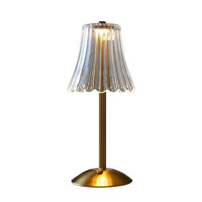 China Three Touch Modern Rechargeable Fashion LED Small 5 Stars Modern Table Lamp for sale