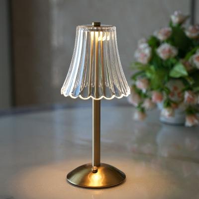 China Latest Modern LED Mushroom Night Lights Wireless Rechargeable Battery Table Lamp Restaurant Lights for sale