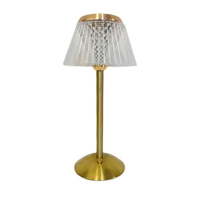 China Amazon Modern Popular Metal Table Lamp Usb Rechargeable Table Lamp Led Diamond Bedside Lamp for sale