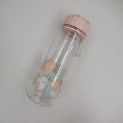 China Sustainable Sports Water Bottle Water Bottle BPA Plastic Water Bottle With Staw for sale