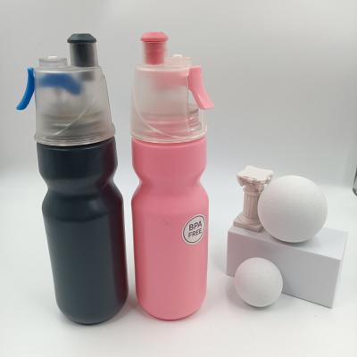 China Sustainable Wholesale Plastic Sports Bottles With Straw for sale