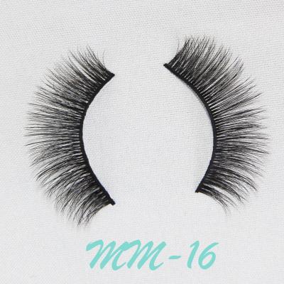 China High Quality Silk Faux Mink Full Strip Long Eyelashes Natural False Fake Eyelashes for sale