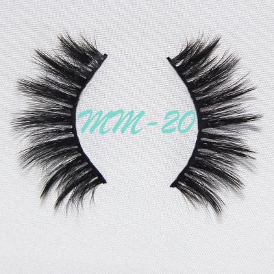 China Long Lasting Eyelashes Natural Mink Eyelash Extensions Natural Black D Loop Strip for sale