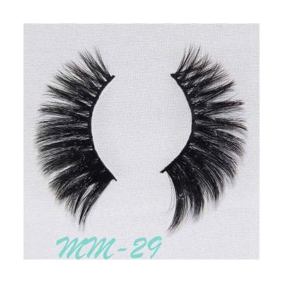 China Volume Natural Silk Wholesale False Fluffy Eyelashes Multilayer 3D Effect for sale