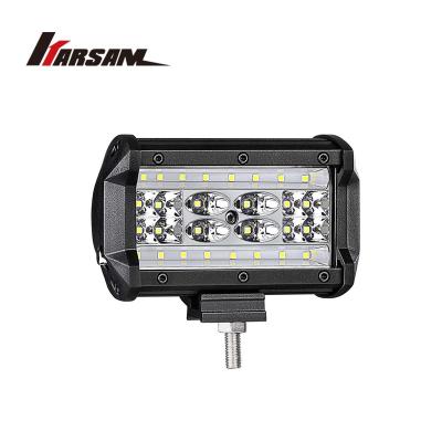 China Wholesale 5inch PC Lens LED Work SMD Chip 3030 Auto Accessories 84W Light High Low Beam For Off Road Wrangler Jk for sale