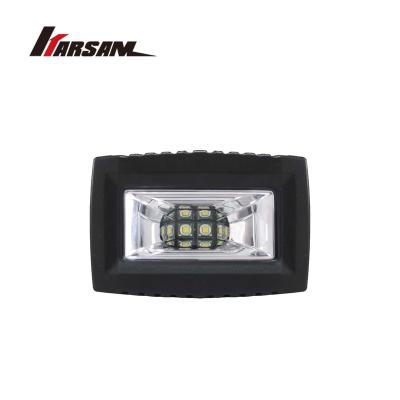 China PC Lens 20W 3inch Rectangle Shape LED Work Light Cree Chip Flood Beam Car Off Road Vehicle Auto Driving Light for sale