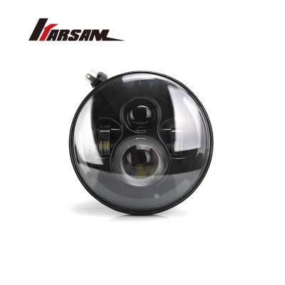 China PC Lens Ready To Board CREE Low Or High Beam Round Motorcycle 7inch LED Headlight IP67 For Car Motorbike for sale