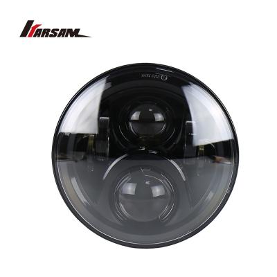 China 7 Inch Super Bright Premium LED Headlight IP67 Low Beam Hi Beam Light With Bracket Kit For 7 Inch Car for sale