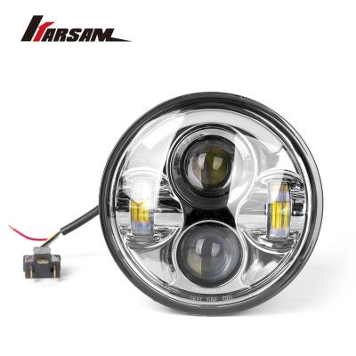 China Increase The Brightness Of Motorcycle Headlights To Improve Visibility Wholesale Price Durable Low Or High Beam Motorcycle 5.75inch 6000K Fit For Harley Davidson for sale