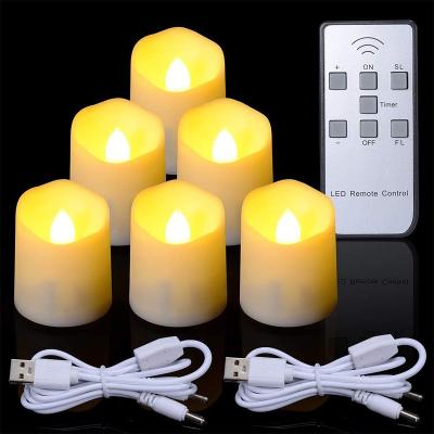 China Wedding Factory Directly For Sale LED Tea Light Rechargeable Candle Home Decoration for sale