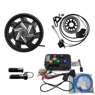 China QS Electric Motor 17 Inch 8000W 72V In-wheel Hub Motor Motorcycle Conversion Kit, Max.16000W Electric Scooter Hub Motor Kit 17