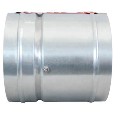 China Modern Galvanized Steel Round Rear Duct Pipe Fittings Draft Shutter Butterfly Damper For HVAC System for sale