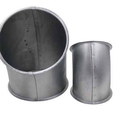 China Industrial HVAC System Galvanized Steel Pipe Pressed Flange Bends for sale