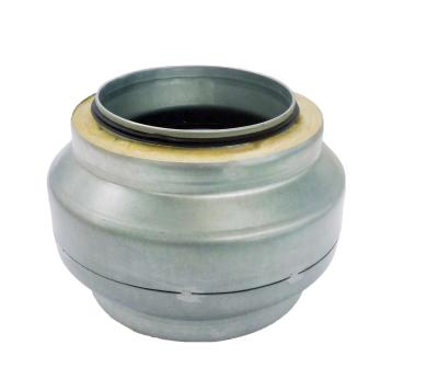 China Industrial HVAC Air Conditioning Duct Duct Spiral Round Pipe Line Fitting Pre-insulated Rear Draft Damper for sale