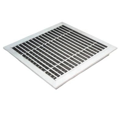 China Stainless Steel Canopy Air Inlet and Outlet Air Conditioning Central Grille Modern External Double Wall Rain Proof Canopy for sale