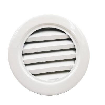 China Easy Installtion Aluminum Alloy Air Duct Ceiling Ventilation Grill Diffuser Round Wall Rainproof Canopy Vents Circular Diffusers for sale