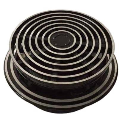 China Industrial HVAC Air Conditioning Duct Metal Round Swirl Floor Duct Diffuser for sale