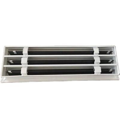 China Easy Installation HVAC Air Condition Duct Ventilation Aluminum Alloy Slot Diffuser Linear Air Grilles for sale