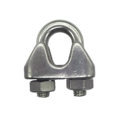 China Clamp Wire Rope Din 741rigging Hardware Stainless Steel Wire Rope Clip Lock for sale