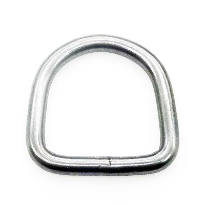 China Rigging Stainless Steel Hardware High Polished Welded Stainless Steel D Ring for sale