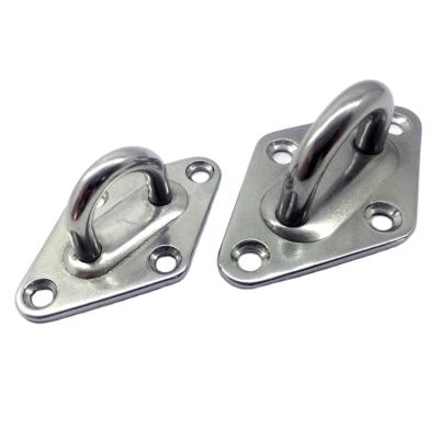 China Stainless Steel Diamond Fixed Plate Seat Stainless Steel Eye Plate for sale