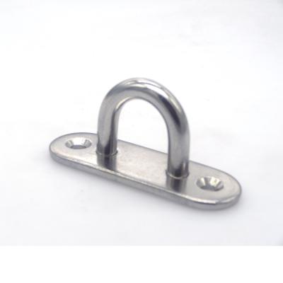 China Hot Sale 316 Stainless Steel Marine Rigging Hardware Pad Eye Lifting Plate for sale