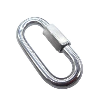 China Heavy Industry Plated Ring Connection Buckle Fastener Fast Chain Link Fastener for sale