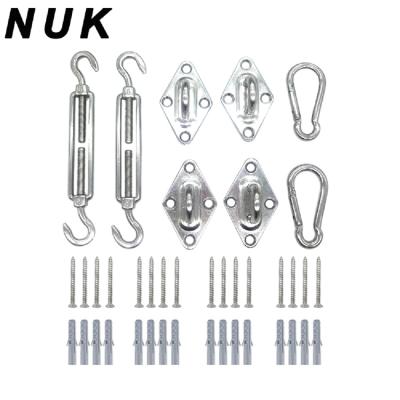 China Sun Sail Shade Installation Stainless Steel Sun Shade Sail Hardware Kit Accessories for sale