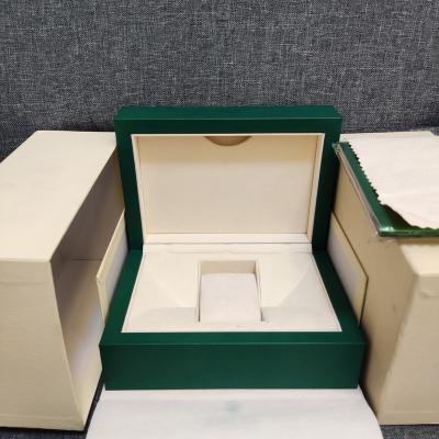 China Handmade In Ship Green Packing Wristwatches Stock Pouch Bag Boxes For Watch Box for sale