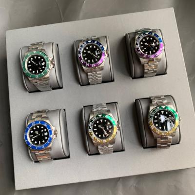 China Good Quality Day/Date Men Watch Automatic Night Vision Sapphire Mirror Mechanical Watch Glass Stainless Steel Luxury Watches Divers for sale