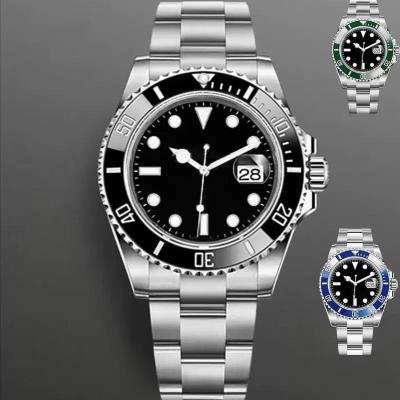 China Classic Style 40mm Watch Men's Day/Date Mechanical Watch Stainless Steel Business Automatic Luxury Watch for sale