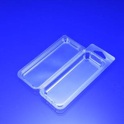 China Disposable Container For Food Grade Easy Green Disposable PET Plastic Food Container 1/2oz Plastic Herb Box for sale