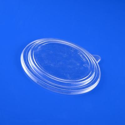 China Rectangular Food Disposable PET Anti Fog Clear Lids Disposable Container For Lunch Container for sale