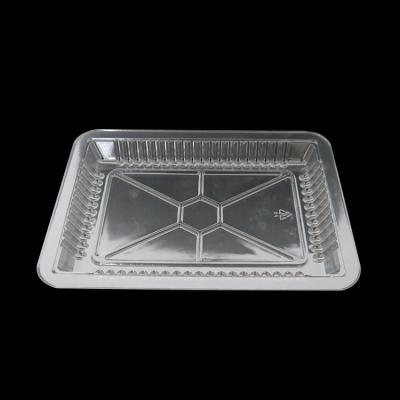 China Large Disposable Cheap Eco - Friendly Plastic Snack Dish Clearly Figured Dish for sale