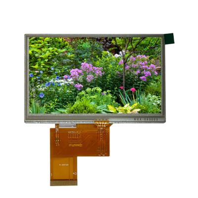 China high brightness touch screen panel 4.3 inch tft lcd screen for sale