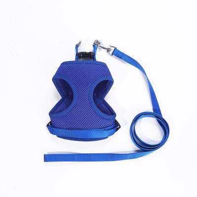 China Viable Dog Fashion Stuff Harness Personalized Dog Harness Set Breathable Pet Mesh Dog Harness Leash for sale