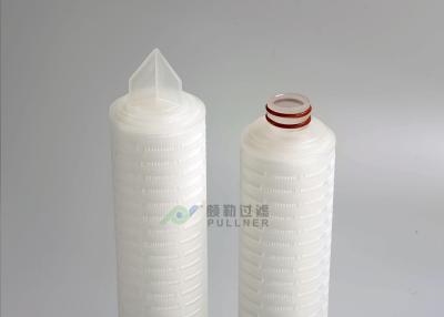 China Hydrophile pp. falteten Patronen-Filter PVDF für Terminalentstörungsod 69mm zu verkaufen