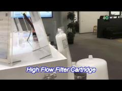 20um High Flow Cartridge Filter For Sea Water Desalination High Temperature Condensation