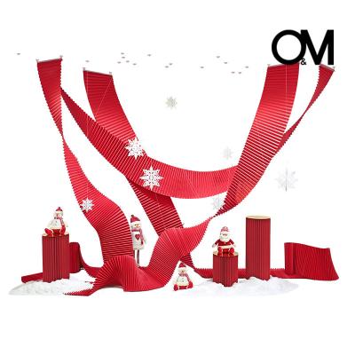 China SCIENTIFIC LABOR ORGANIZATION Display Design Christmas Paper Decoration Christmas Decorations Stores Window Christmas Displays for sale