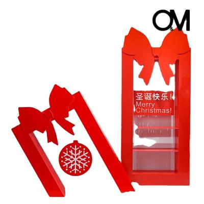 China China SCIENTIFIC LABOR ORGANIZATION Display Design Red Arch Gift Box Combination Christmas Decoration Supplies Window Display Props for sale